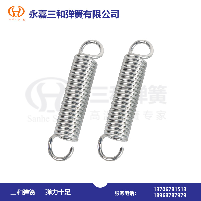 半(ban)圓鈎環(huán)拉伸彈(dan)簧--彈簧(huang)廠